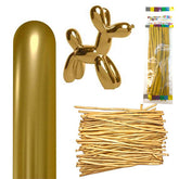 GLOBO FIGURA CROMADO DORADO X25